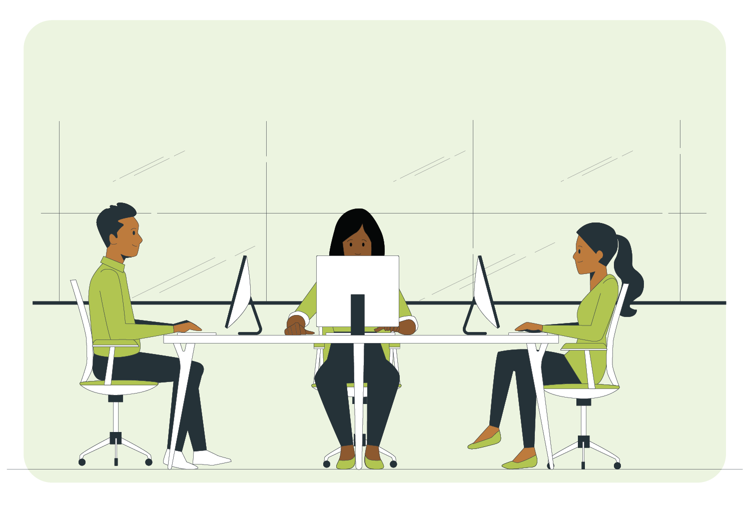 Work space for BPO & Incubation png